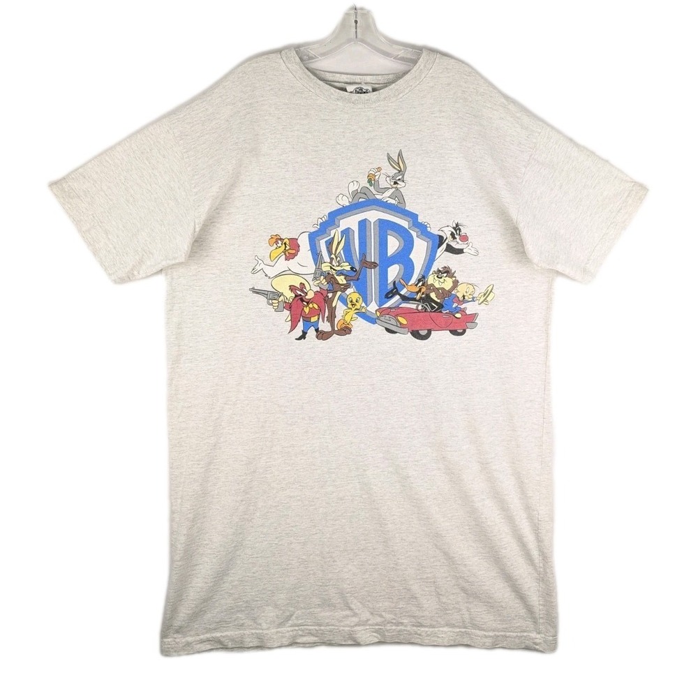 Vintage 1991 Looney Tunes Acme Clothing Co.  T-Shirt Tall Tee One Size Big USA‎